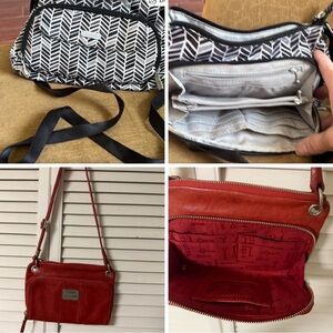 Red Leather Crossbody Bag